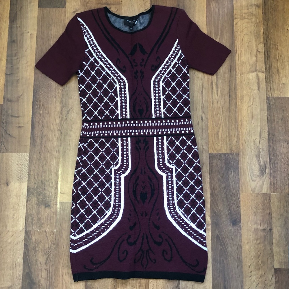 ROMEO & JULIET COUTURE Jacquard Sweater Dress - S